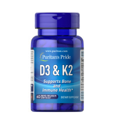 Vitamin D3 & K2 - 60 caps