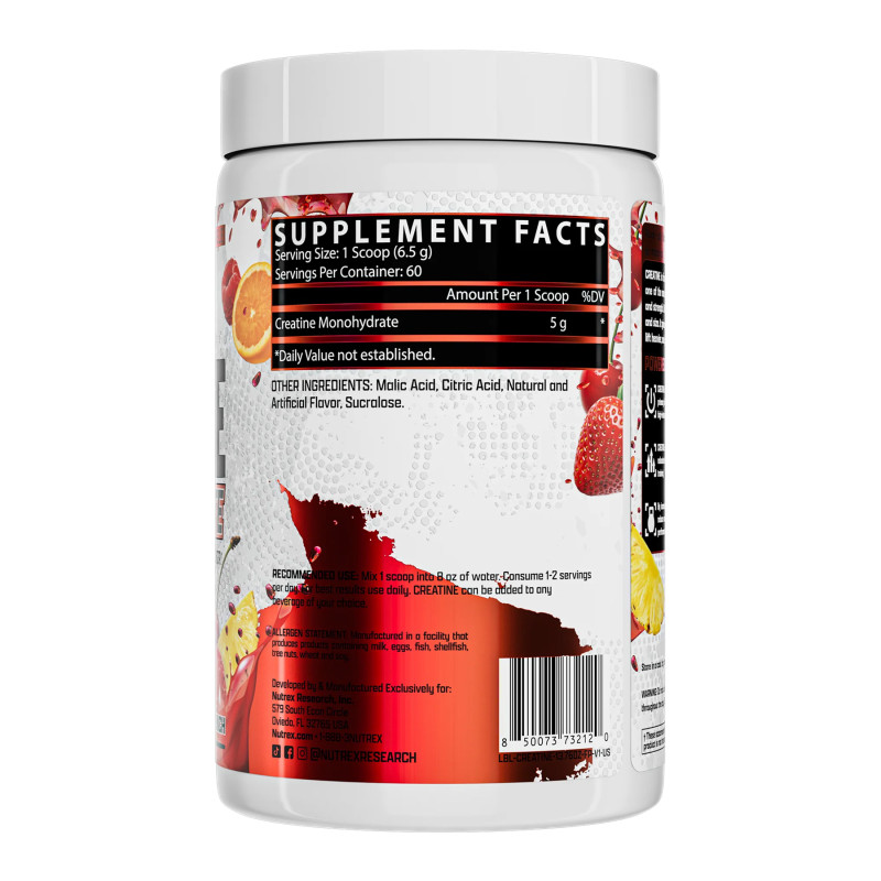 Creatine Monohydrate - 390g Fruit Punch