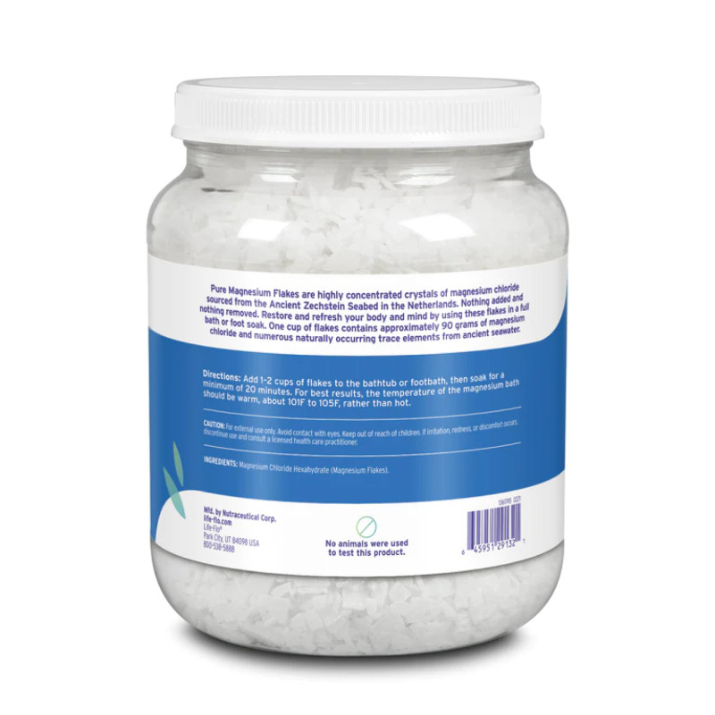 Pure Magnesium Flakes - 44 oz