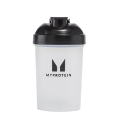 Plastic Shaker - 600ml Clear Black