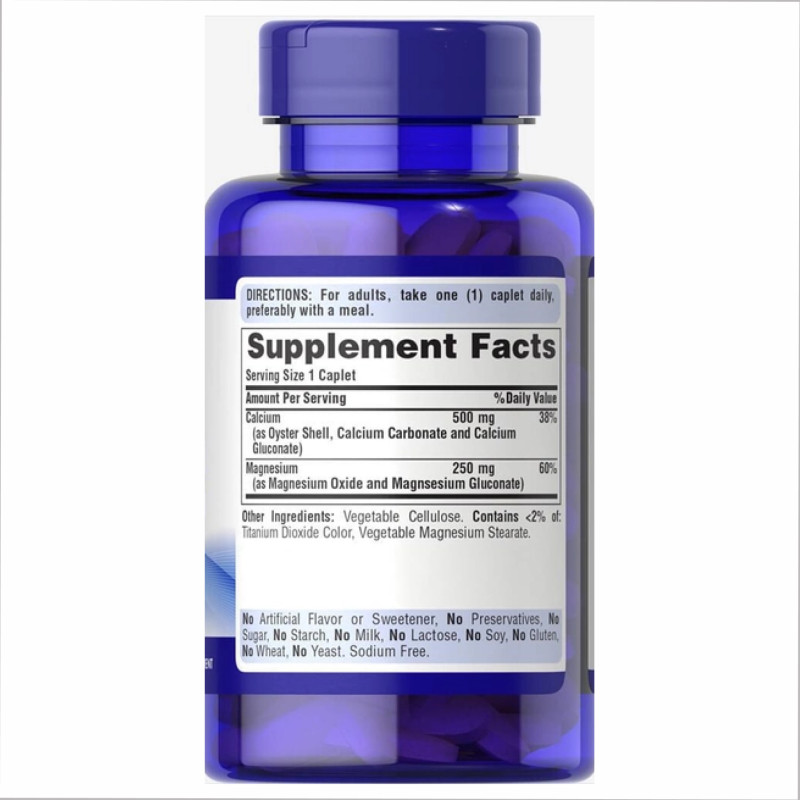 Calcium Magnesium Chelated - 100 caps