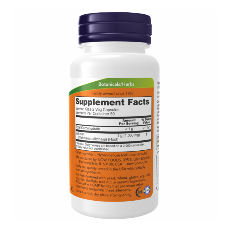 Valerian Root 500mg - 250 vcaps (Пошкоджена банка)
