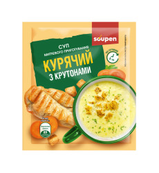 Суп миттєвого приготування - 30x20g Курячий з крутонами