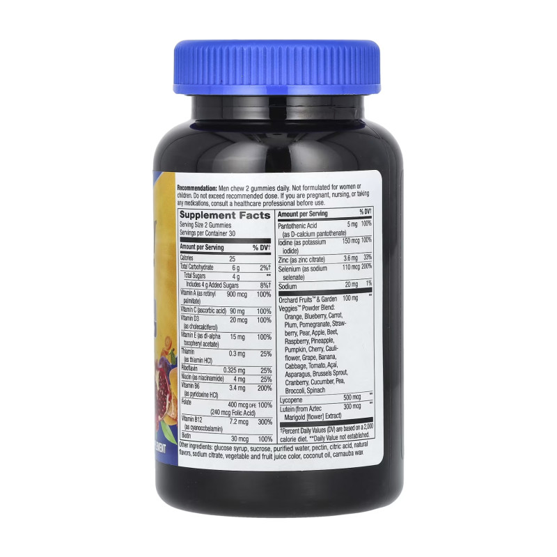 Men's 50+ Multivitamin - 60 gummies