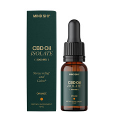 CBD Oil Isolate 3000 mg Orange - 10 ml (Пошкоджена банка)