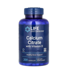 Calcium Citrate with Vitamin D - 200 caps