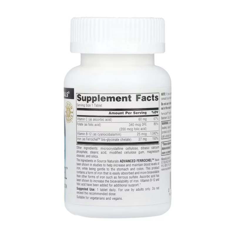 Advanced Ferrochel™ 27mg - 90 tabs