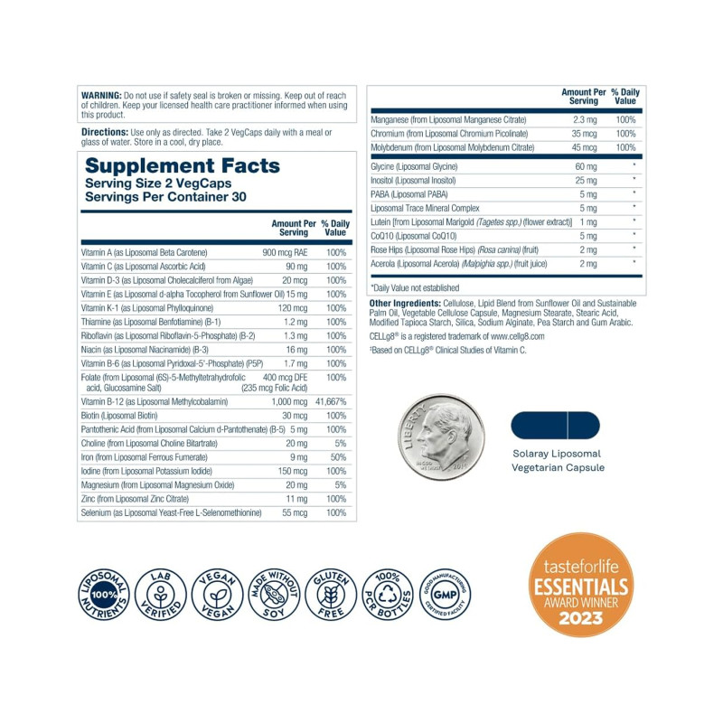 Liposomal Multivitamin Universal - 60 vcaps