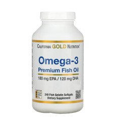 Omega-3 Premium Fish Oil 180mg - 240 softgels