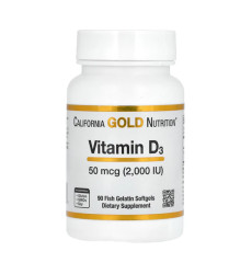 Vitamin D3 50mcg (2000IU) - 90 softgels