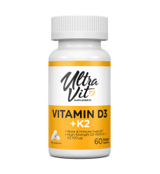 Vitamin D3 4000IU + K2 60 vcaps