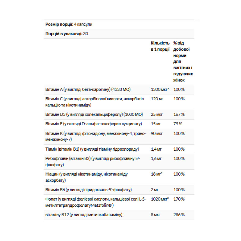 Prenatal Advantage - 120 easy-to-swallow softgels