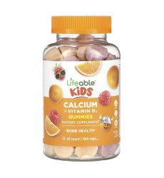 Calcium + Vitamin D Kids - 60 gummies (Пошкоджена кришка)