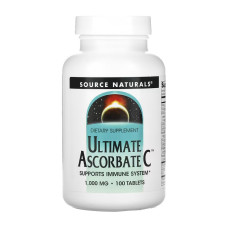 Ultimate Ascorbate C™ 1000mg - 100 tabs (Пошкоджена етикетка)