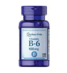 Vitamin B-6 (Pyridoxine Hydrochloride) 100mg - 100tabs