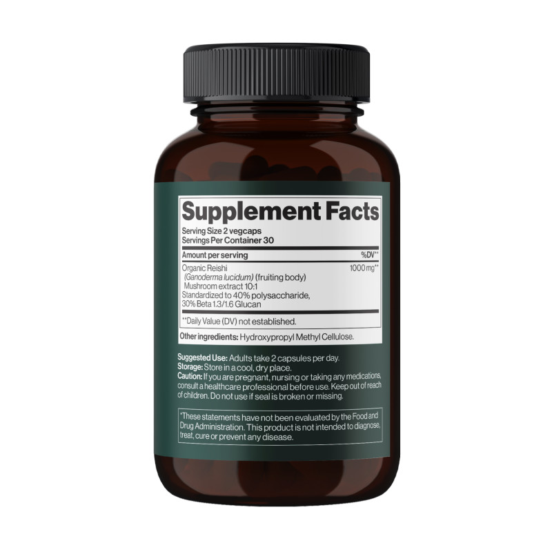 Reishi Mushroom 1000 mg - 60 vegcaps (До 02.27)