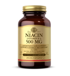 Niacin (Vitamin B3) 500mg - 100 vcaps
