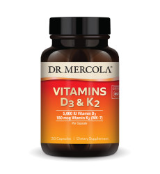 Vitamins D3 & K2 - 30 caps