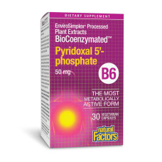 BioCoenzymated Pyridoxal 5'-phosphate 50mg - 30 vcaps