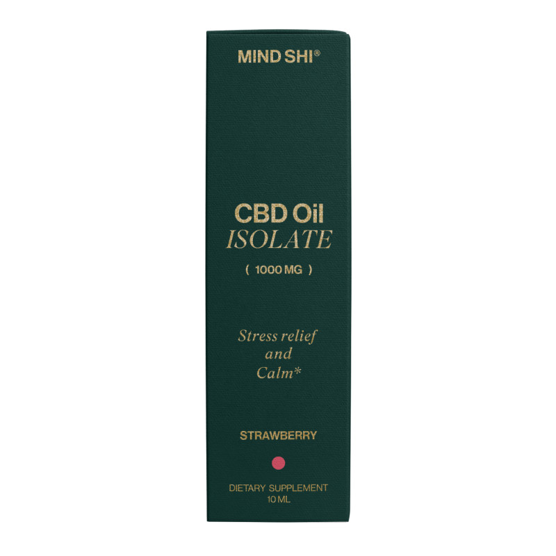 CBD Oil Isolate 1000 mg Strawberry - 10 ml (До 01.27)