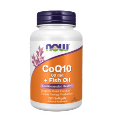 CoQ10 60mg + Fish Oil - 120 sgels (Пошкоджена банка)