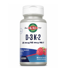 D3 & K2 25mcg - 60 tabs Raspberry (До 02.27)