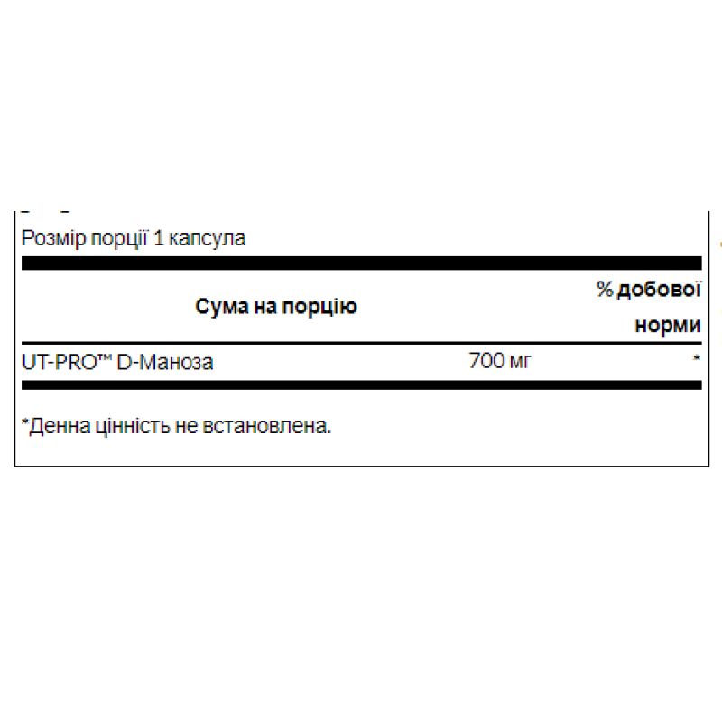 D-Mannose 700mg - 60caps (До 10.26)