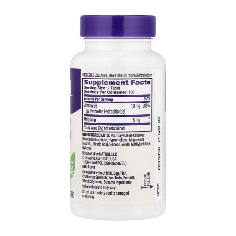 Melatonin 5mg - 100 tabs