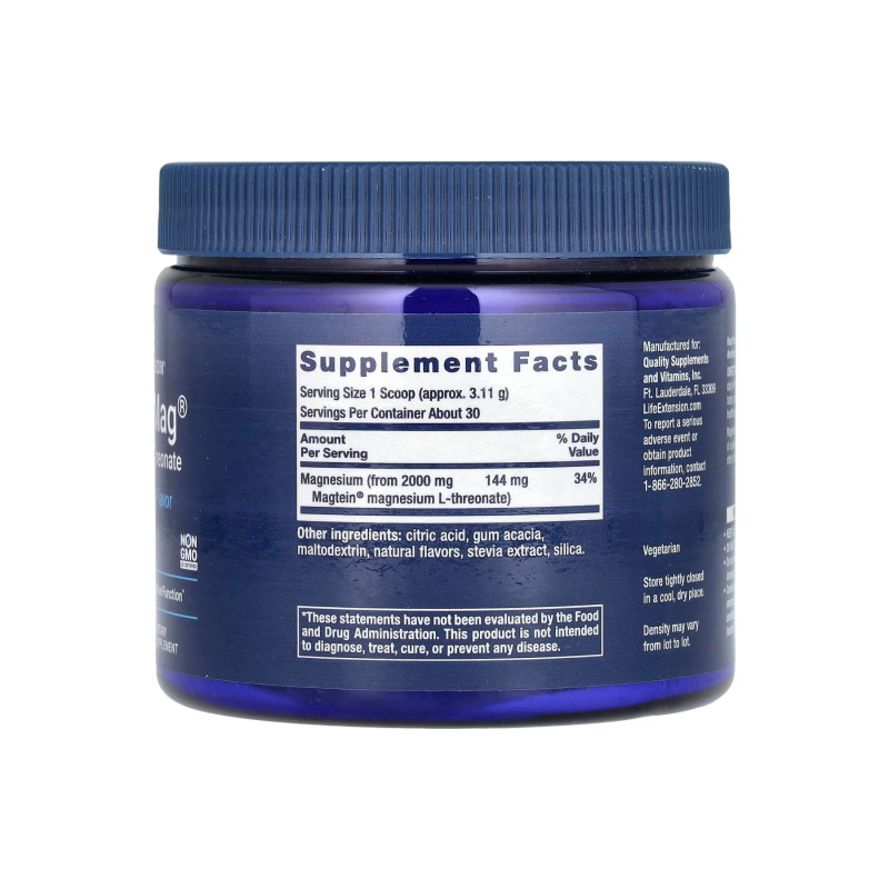 Neuro-Mag® Magnesium L-Threonate - 93.35g (Пошкоджена банка)
