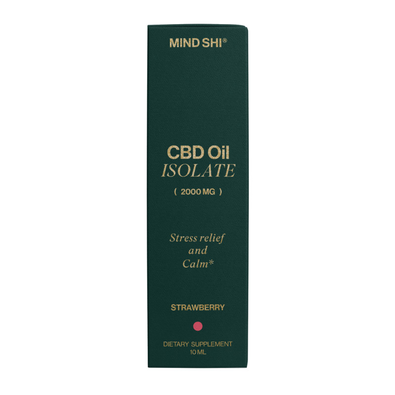 CBD Oil Isolate 2000 mg Strawberry - 10 ml (До 01.27)