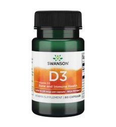 Vitamin D3 High Potency 1,000 IU (25 mcg) - 60 Caps