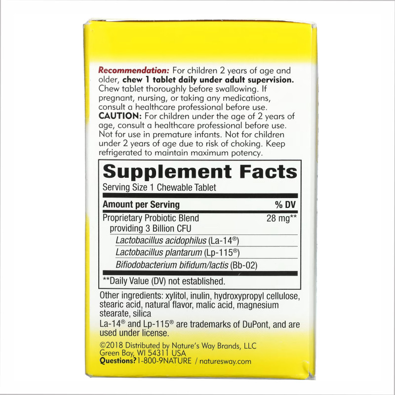 Kids Primadophilus - 30 tabs Cherry