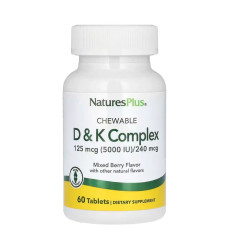 VIT D & K Complex 125mcg 5000 IU/ 240 mcg - 60 tabs