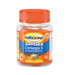 Softies Omega-3 & Multivitamin - 30 softgels Orange