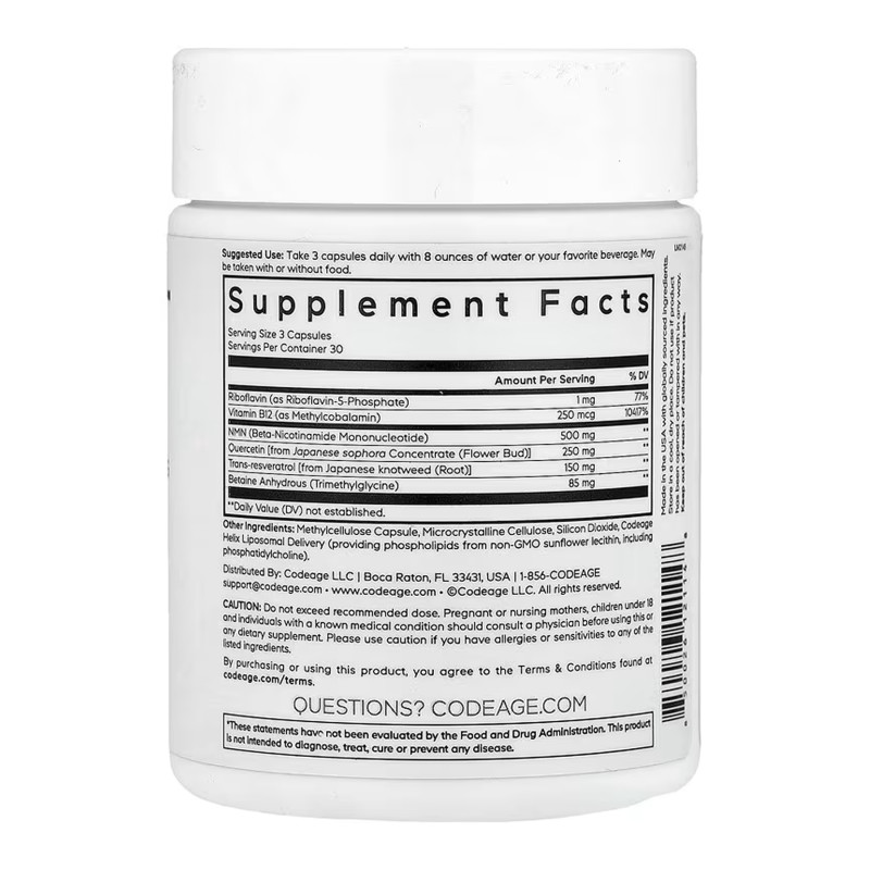 Liposomal NMN Platinum - 90 vcaps