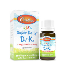 Kids Super Daily D3+K2 - 360 drops