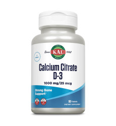 Calcium Citrate D3 1000mg - 90 tabs