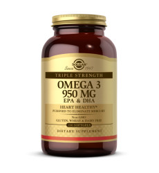 Triple Strength Omega-3 950mg - 100 softgels (Без етикетки)