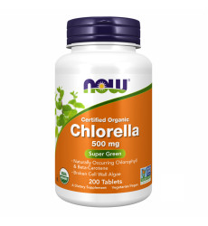 Organic Chlorella 500mg - 200 tabs