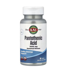 Pantothenic Acid Sustained Release 1000mg - 50 tabs