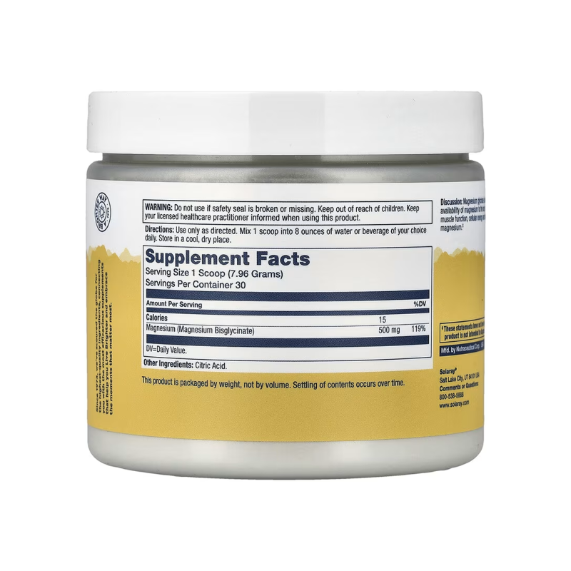 Magnesium Glycinate Powder 500mg - 239g