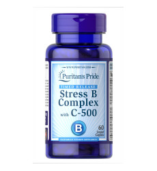 Stress Vitamin B-Complex with Vitamin C-500 Timed Release - 60 caps