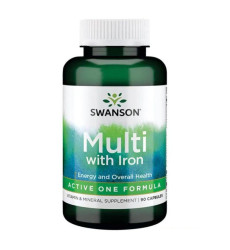 Multi whith Iron Active One Formula - 90 caps
