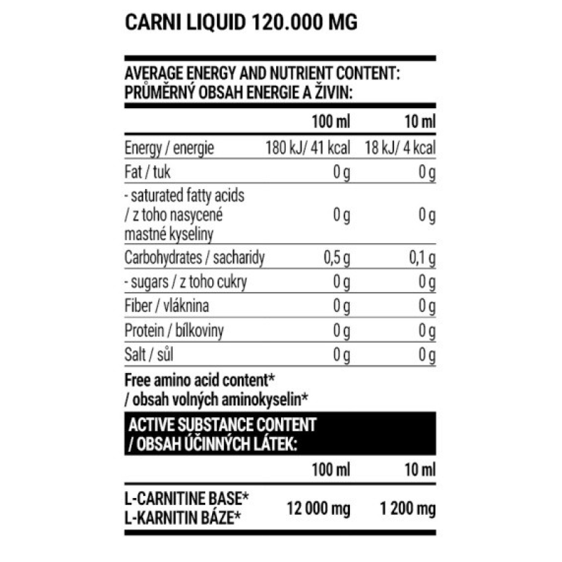 Carni 120000 - 1000ml Mandarin