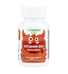 VitaWorks Kids Vitamin B12 - 120 chewables (До 01.27)