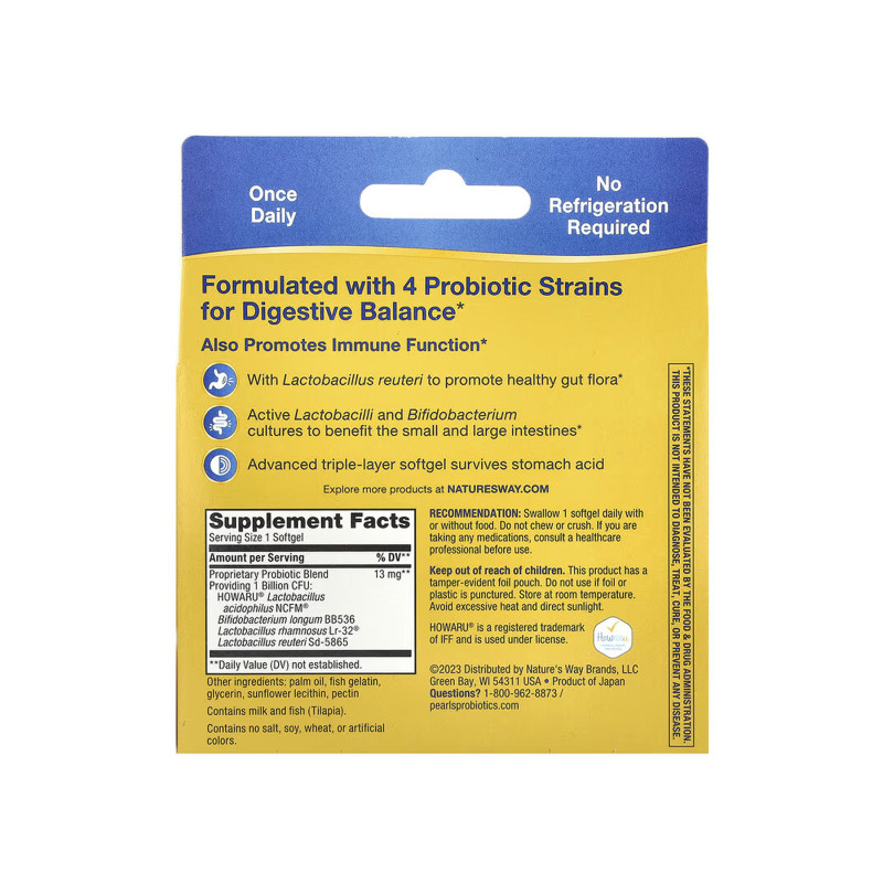 Primadophilus® Reuteri Probiotic Pearls - 30 softgels