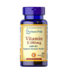 Vitamin E-180mg 400 IU - 100 softgels