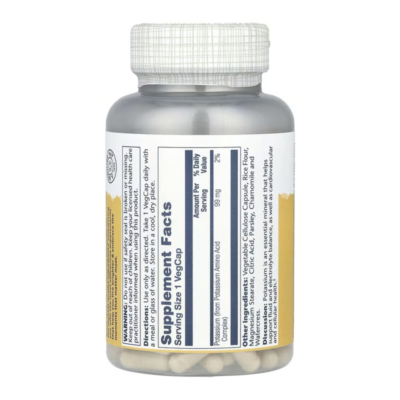 Potassium 99mg - 200 vcaps