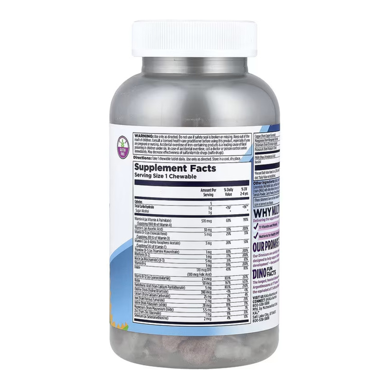 MultiSaurus - 180 chewables Berry Grape Orange
