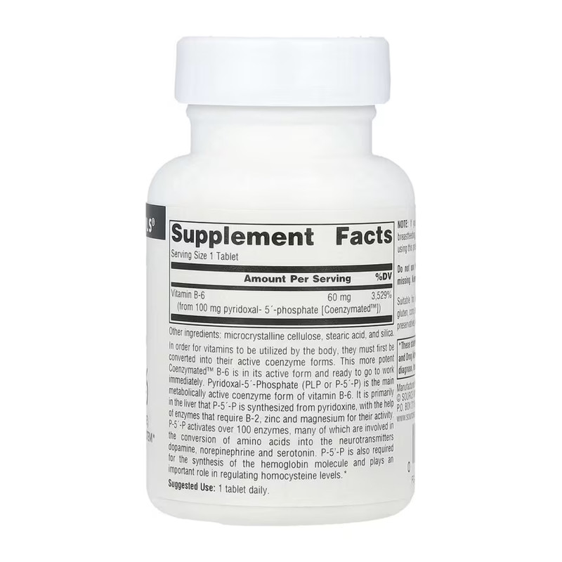 Coenzymated™ Vitamin B-6 100 mg - 60 tabs